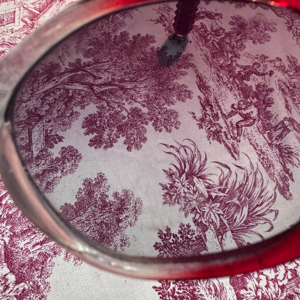 Prada SPR 09N Burgundy Oversized Sunglasses Made in Italy Gradient Lens - Picture 5 of 7